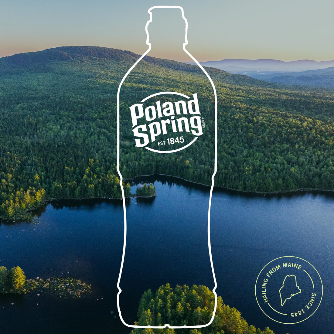 Poland Spring Maine Spring Water Bottles with Sports Flip Cap, 24-Pack - Still Bottled Water with Naturally Occurring Minerals for Taste - 23.7 Fl Oz