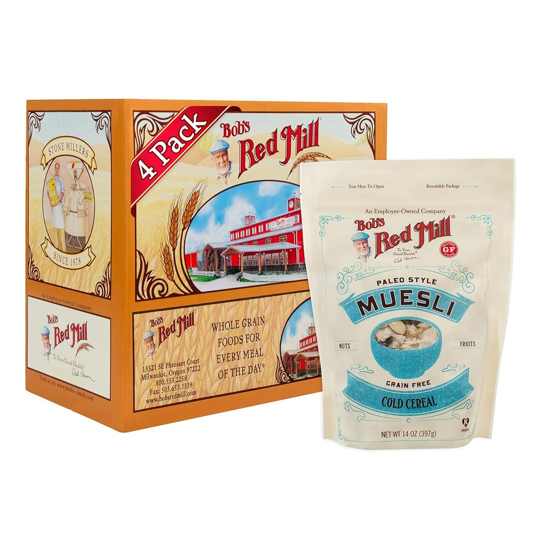 Bob's Red Mill Paleo Muesli, 14oz (Pack of 4) - Non GMO, Gluten Free, Vegan, Paleo Friendly, Kosher