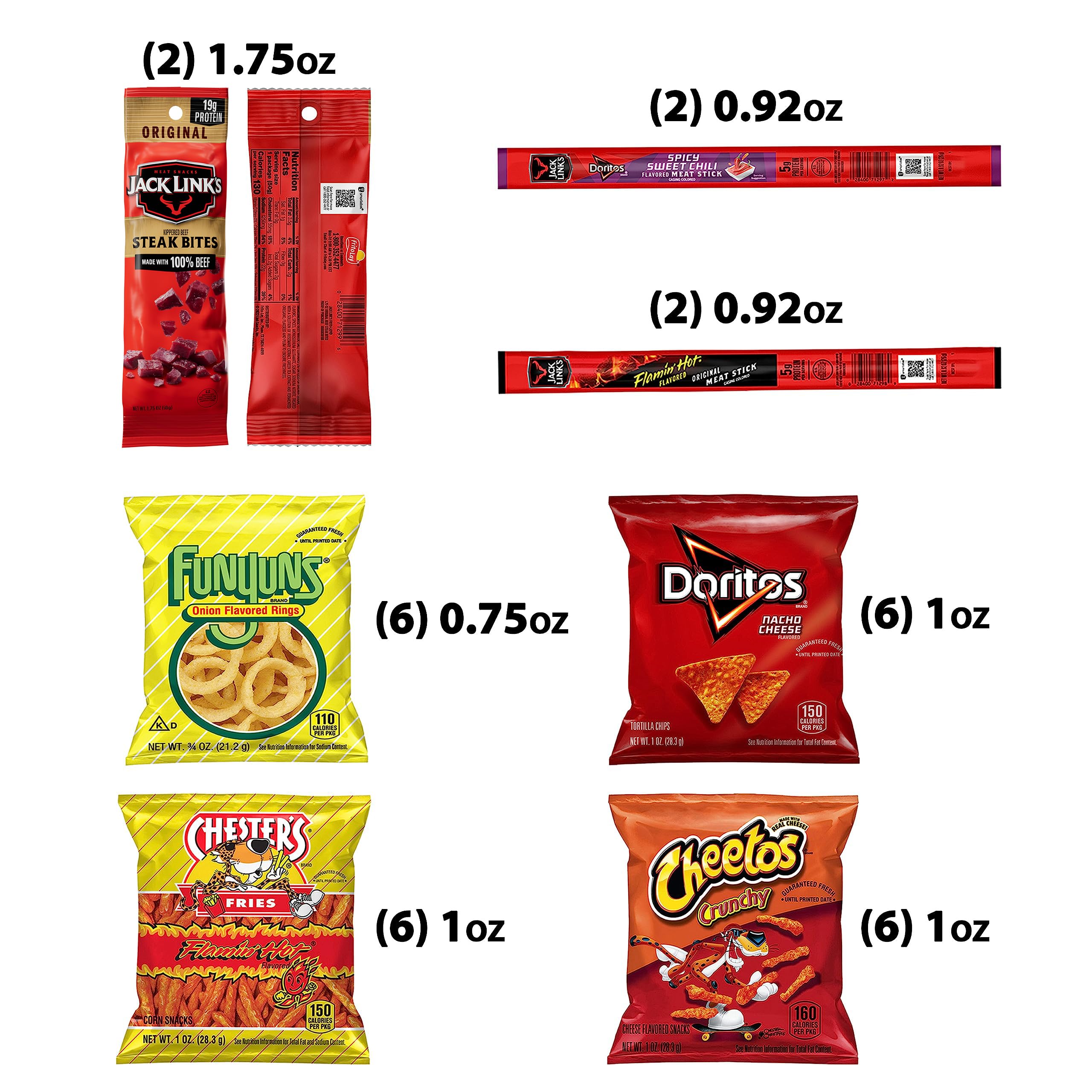 Frito-Lay Ultimate Classic Snacks Package, Variety Assortment of Chips, Cookies, Crackers, & Nuts, (Pack of 40) (Packaging May Vary)