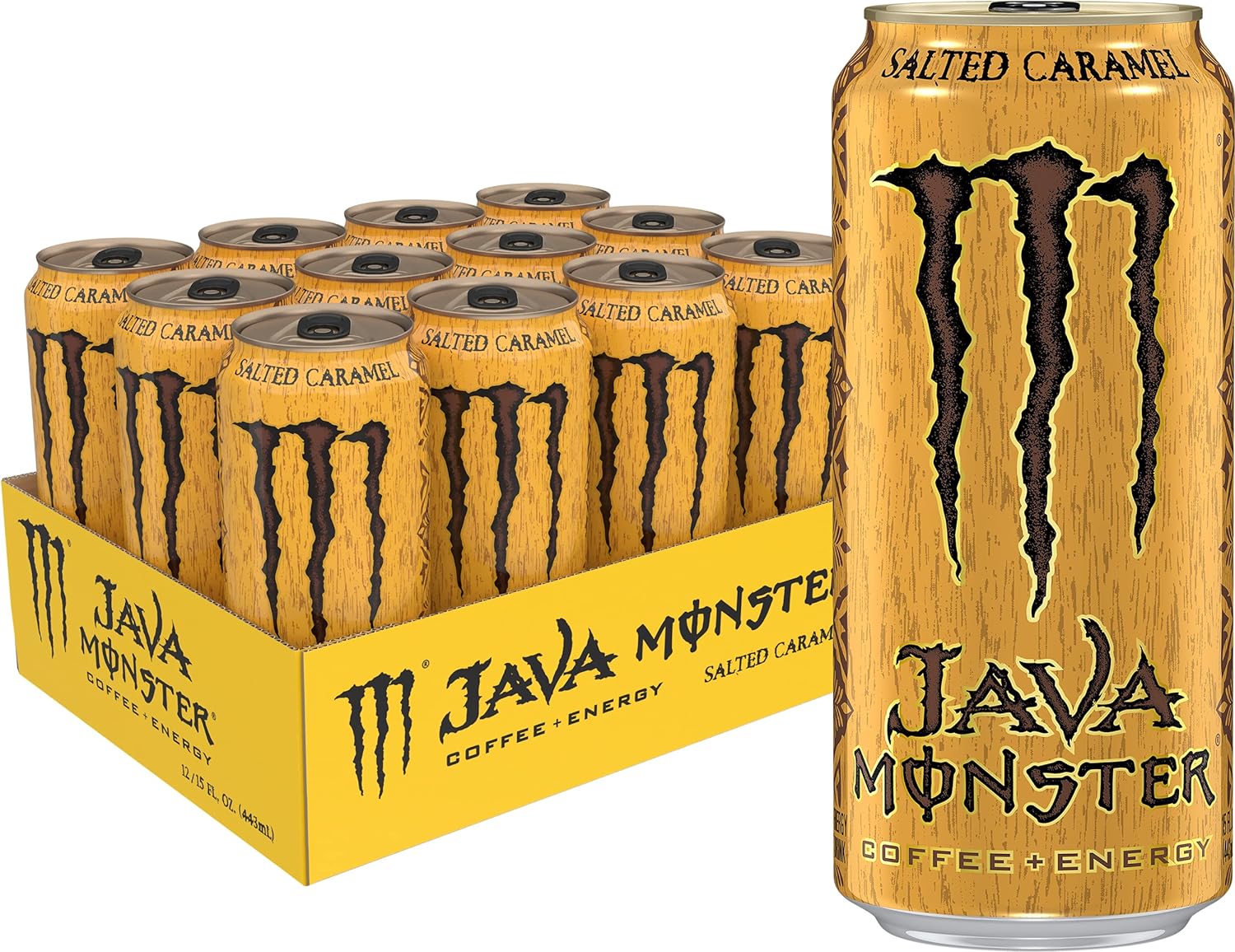 Java Monster Irish Crème, Coffee + Energy Drink, 15 Ounce | Pack of 12