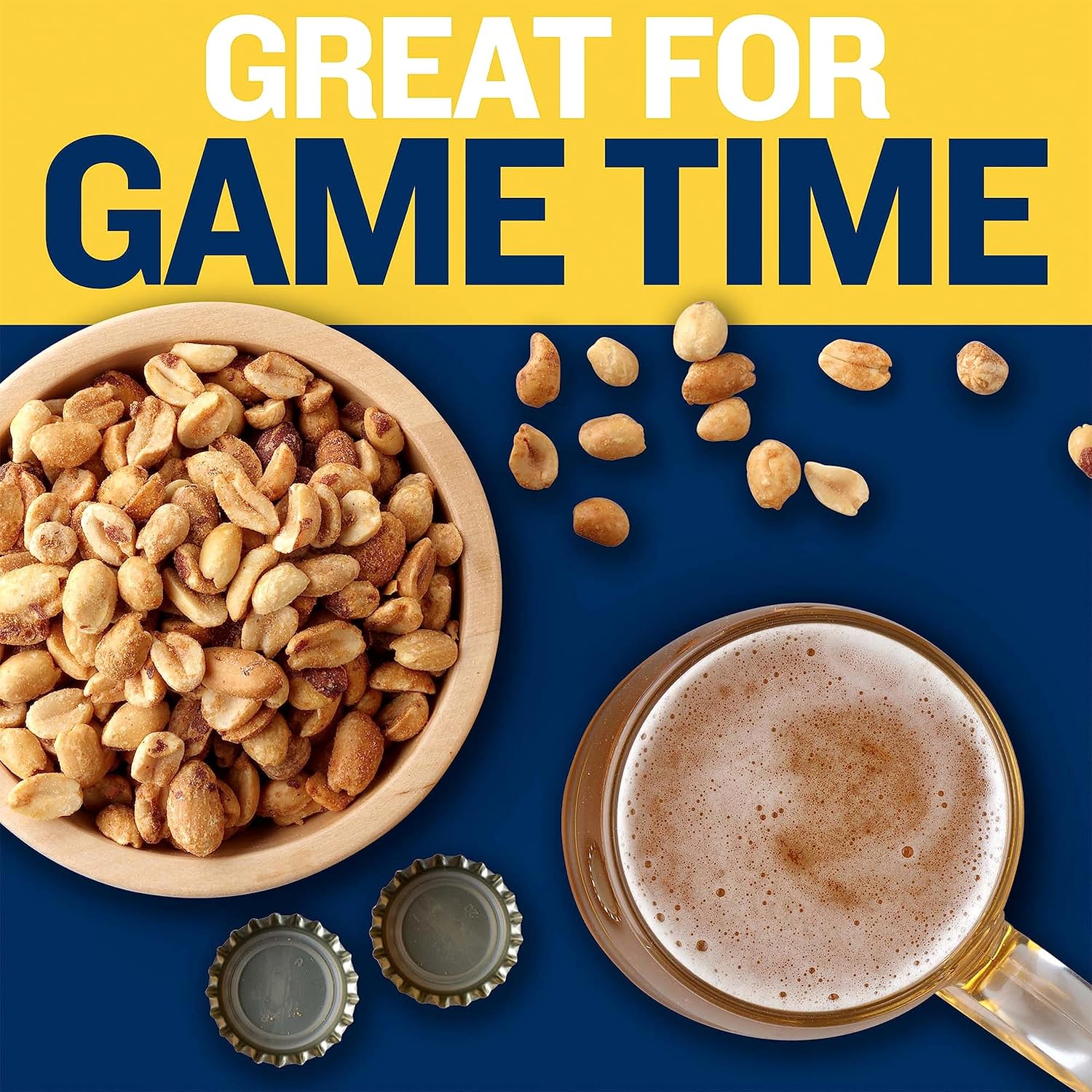 PLANTERS Salted Peanuts, 2.5 oz, 15-Pack, Snack Nuts