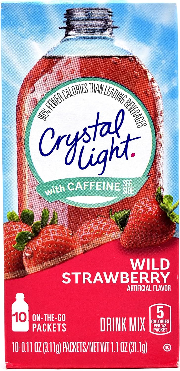 Crystal Light Pink Lemonade Drink Mix (8-Quart), 1.9-Ounce Canisters (Pack of 4)