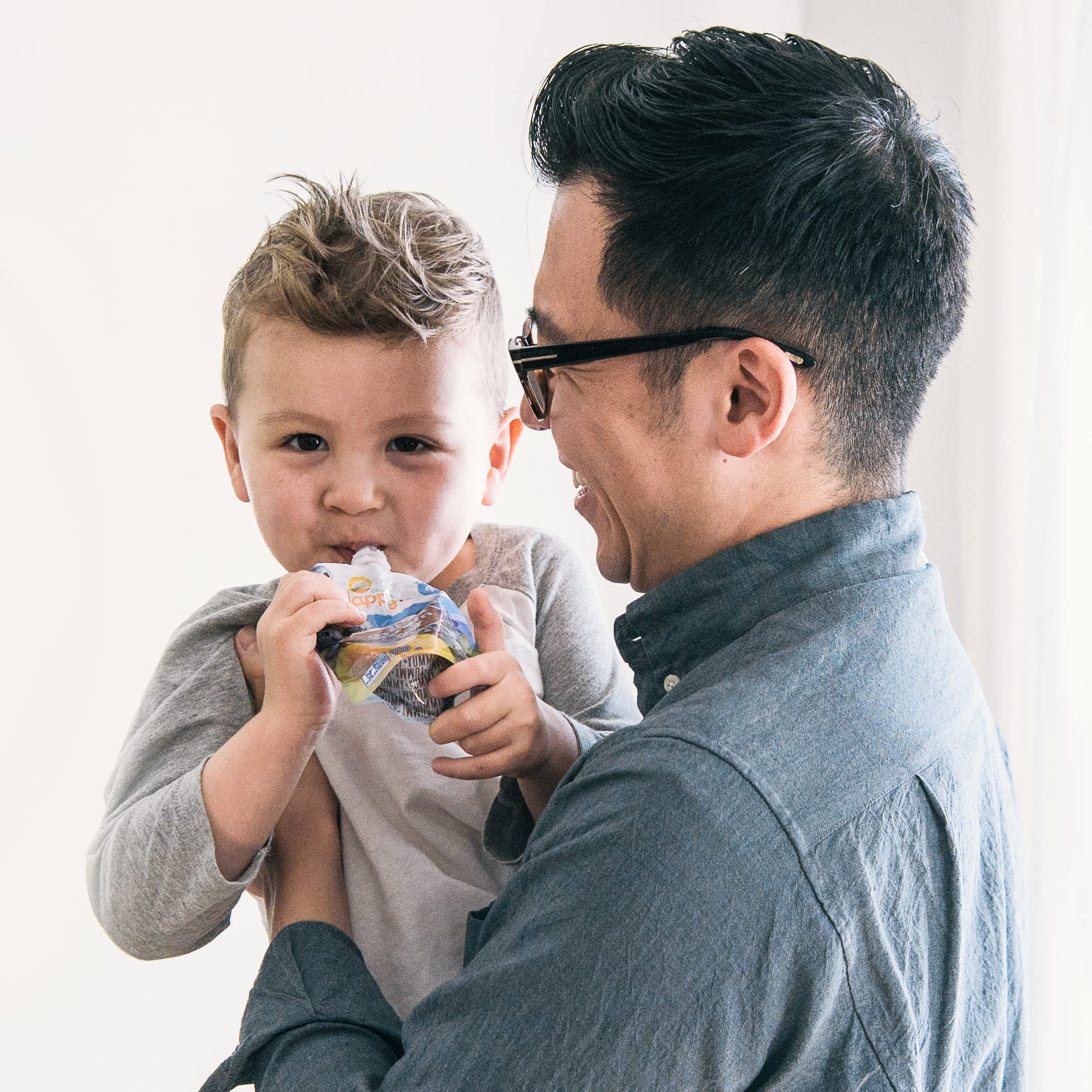 HAPPYTOT Organics Stage 4 Baby Food Pouches, Gluten Free, Vegan Snack, Super Bellies, Fruit & Veggie Puree, Variety Pack, 4 Ounce (Pack of 16), Amazon Exclusive