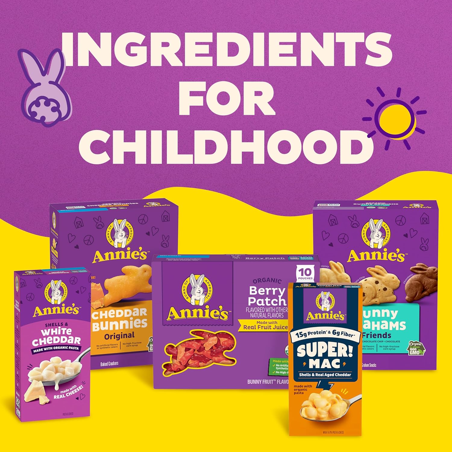 Annie's Shells and White Cheddar, Made with Organic Pasta and Real Cheese, 6 oz (Pack of 12)