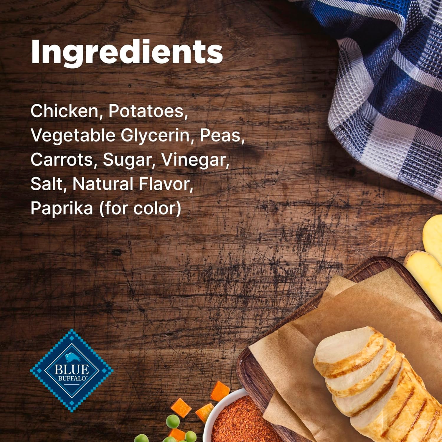 Blue Buffalo Nudges Homestyle Natural Dog Treats, Made in the USA with Real Chicken, Peas, and Carrots, 16-oz. Bag