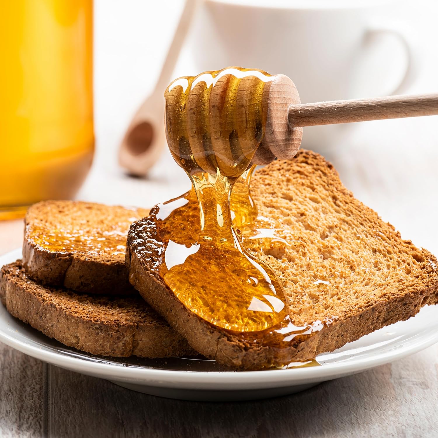 Thrifty Bee Honey, 80 Ounce (5 LB) Large Bulk Honey Jug