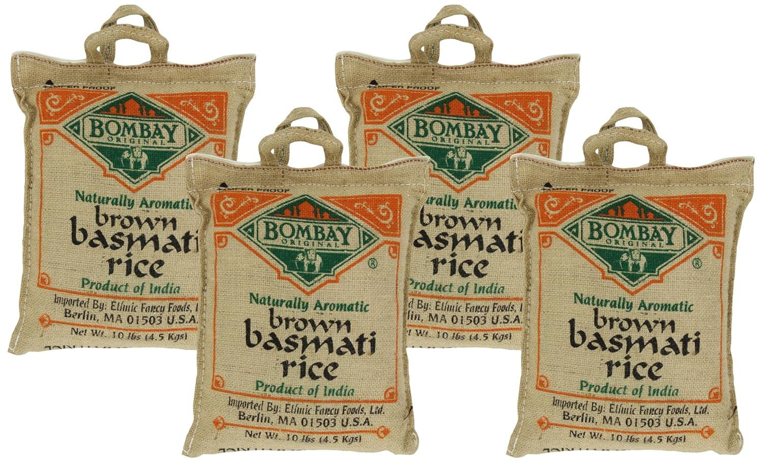 Bombay Basmati Brown Rice, 10-pounds Sack